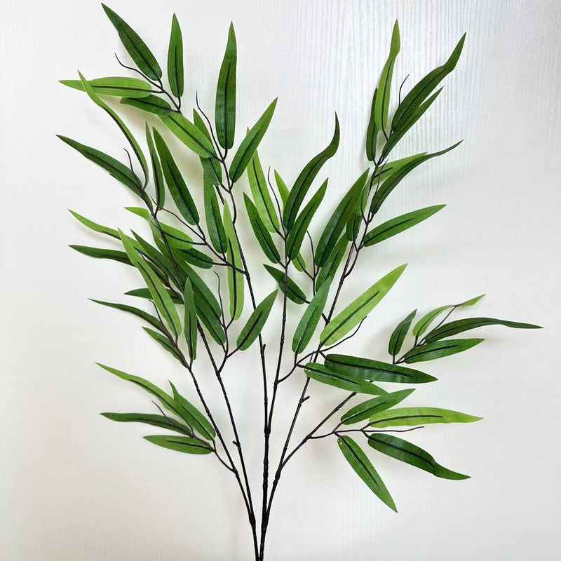 Artificial Green Bamboo PU+PVC Non-fading Light Luxury Demolition Bamboo Indoor and Outdoor Courtyard Decoration 1.2M To 2.4M
