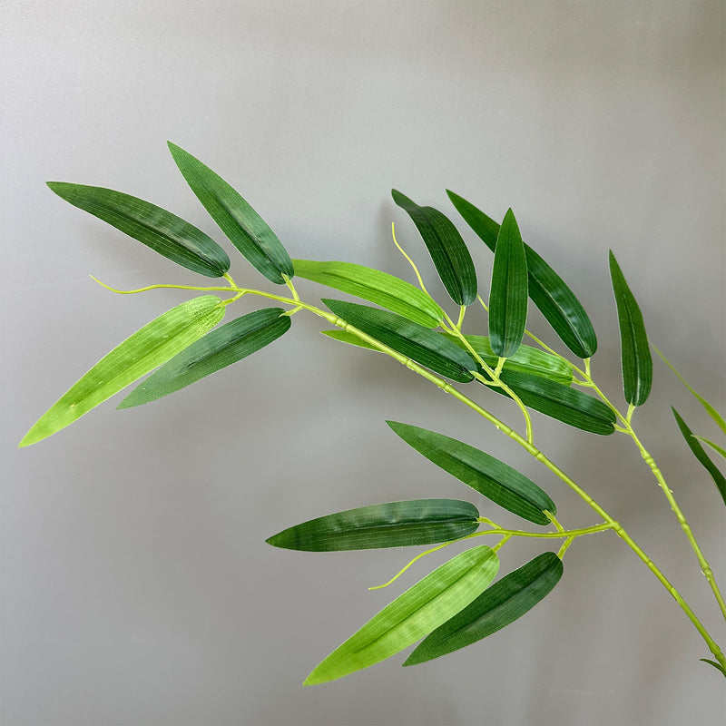 Artificial Green Bamboo PU+PVC Non-fading Light Luxury Demolition Bamboo Indoor and Outdoor Courtyard Decoration 1.2M To 2.4M