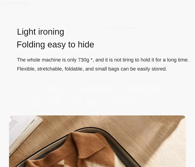 Xiaomi Mijia Garment Steamer 2 Foldable Handheld Clothes Steam Iron Portable Mite Removal Iron Steamer for Travel Home Appliance
