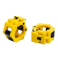 2.5CM 2pcs Barbell Clamps Spin Lock Collars Weight Bar Clips for Weightlifting Strength Training Gym Fitness Equipment