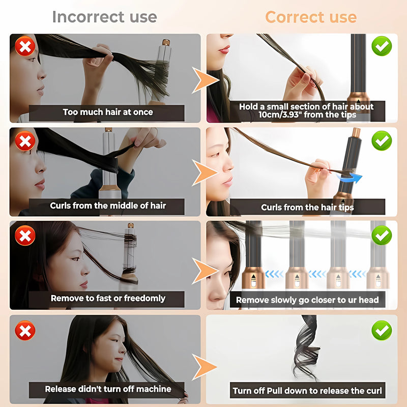 5 in 1 Hair Dryer Hot Comb Set Professional Curling Iron Hair Straightener Styling Tool  Airwrap Hair Dryer Household