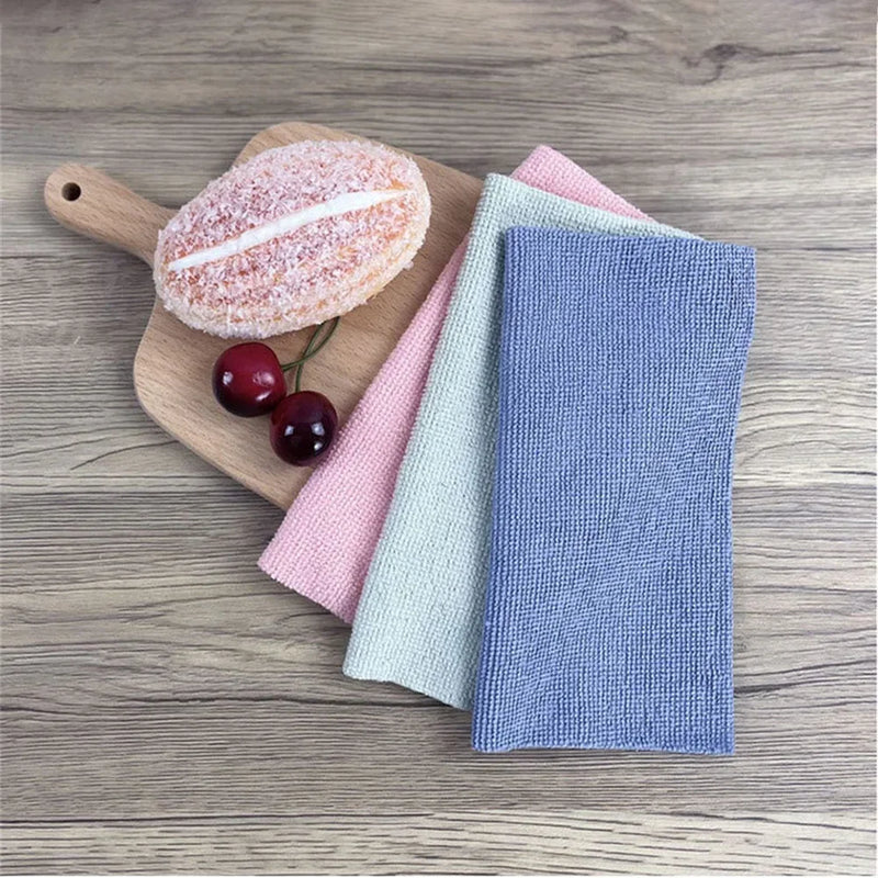 20pcs/box Pull-out Disposable Rags for Kitchen Household Absorbent Microfiber Scouring Pad