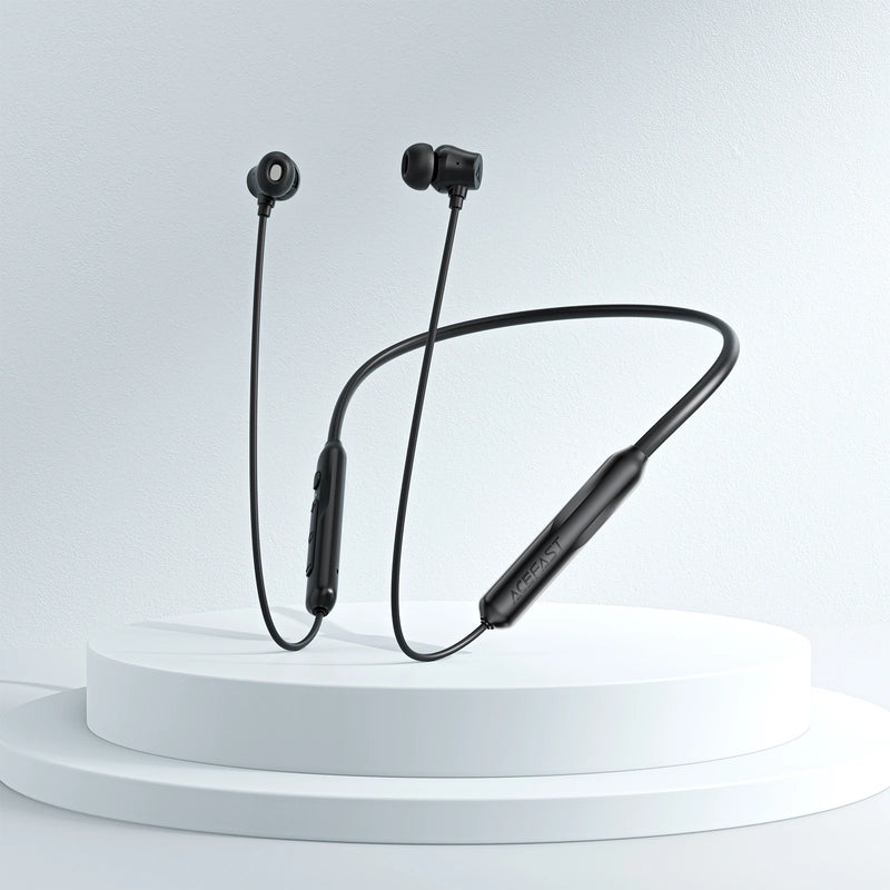 ACEFAST N3 Neckband Wireless Bluetooth 5.4 Earphone 30dB ANC Noise Cancelling Earbuds 60 Hours longtime Use Music Sport Earphone
