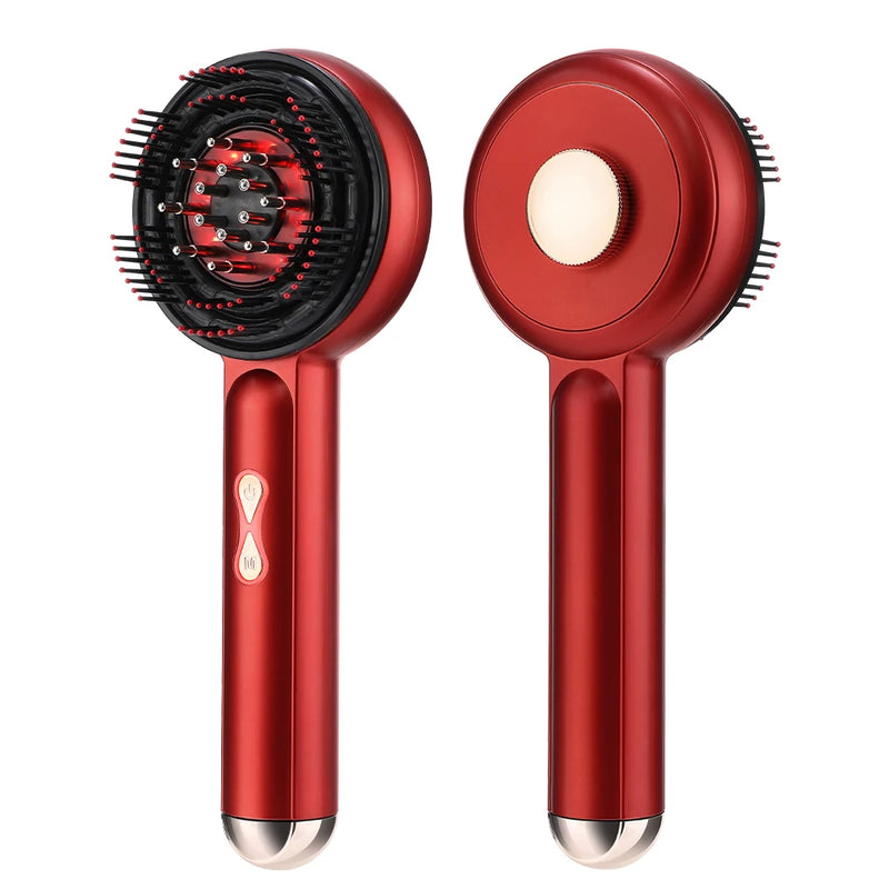 3 Modes Electric Massage Comb Portable Red Light Laser Comb for Hair Follicle Hair Follicles On The Head Essence Oil Applicator