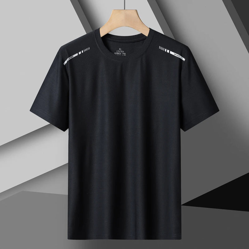 Women Running T-Shirt Reflective High Elastic Breathable Running Sports T-Shirt Summer Quick-Drying Ice Silk Cool Short Sleeves