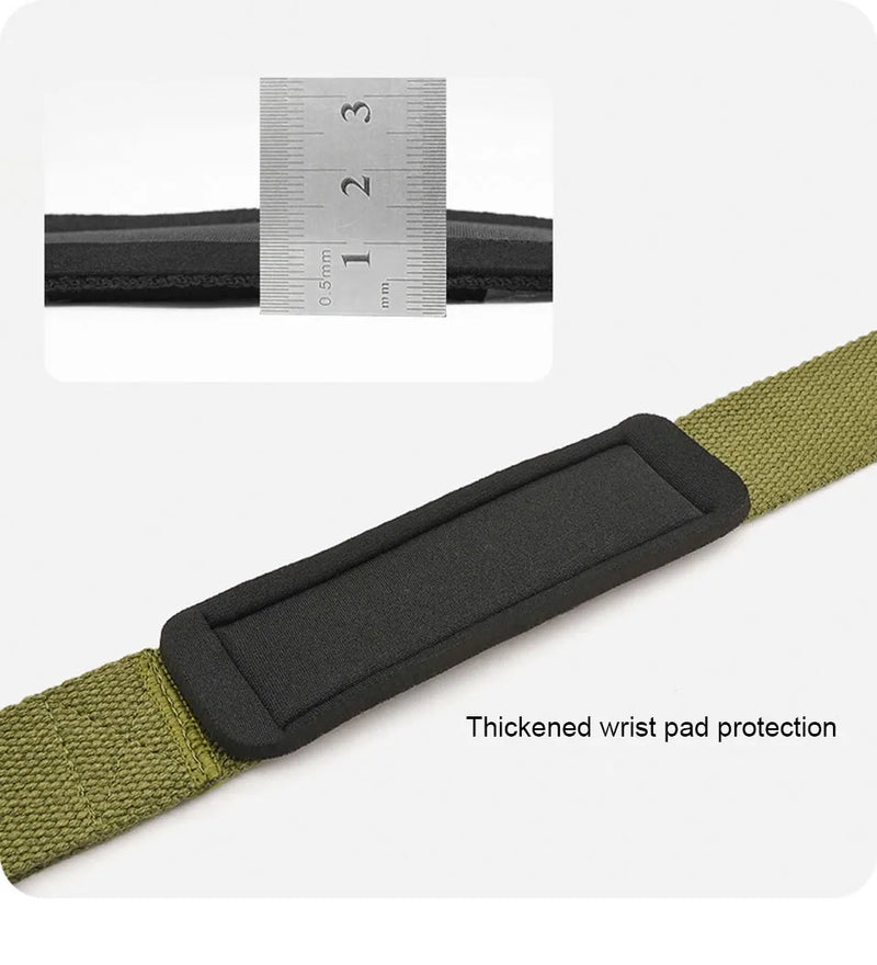 AOLIKES Weightlifting Wrist Straps Strength Training Adjustable Non-slip Gym Fitness Lifting Strap Wrist Support Grip Band