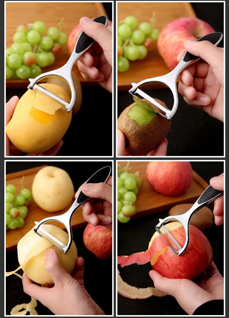 Stainless Steel Vegetable Peeler Potato Peeler Multi-function Kitchen Accessories Cuisine Pelador Carrot Grater Fruit Tools