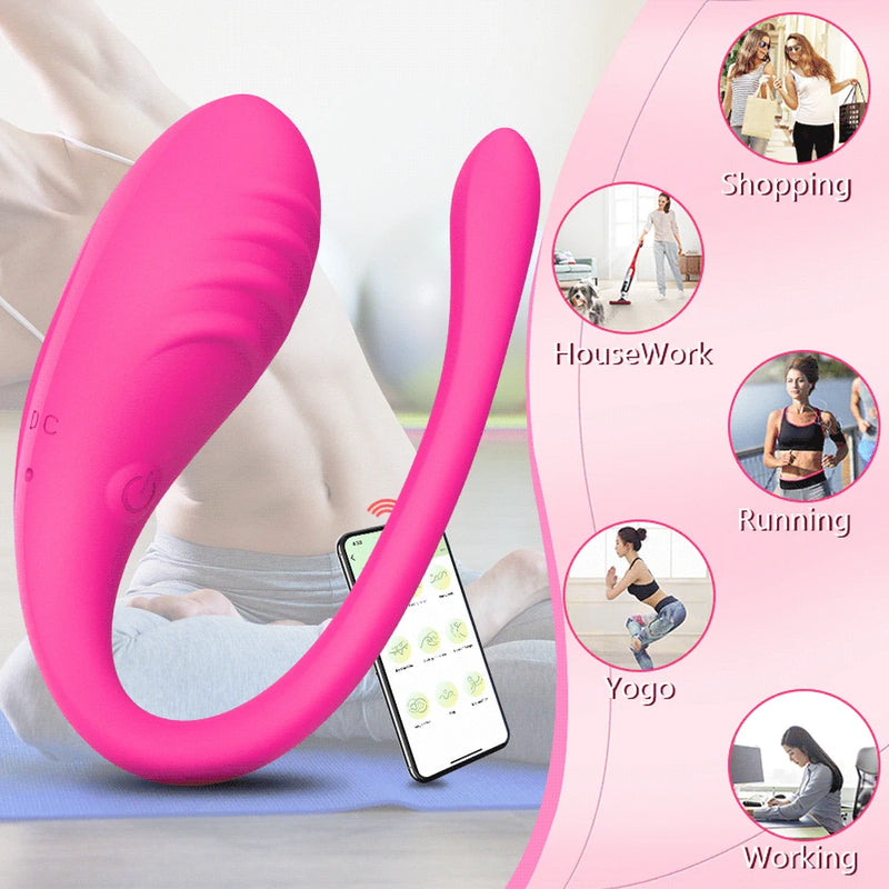 APP Controlled Vaginal Vibrators G Spot 9 Speed Anal Vibrating Egg Massager Wearable Stimulator Adult Sex Toys for Women Couples
