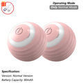 Cat Interactive Ball Toy, Automatic Rolling Ball with Tail, Rechargeable Smart Pet Interactive Toy, Intelligent Mouse for Cat