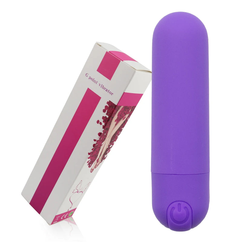 Bullet Vibrator Clitoris and G-Spot Stimulator Nipple Vibrate Massager Vibrating Wand Orgasm Vagina Dildo 10 Speeds for Travel