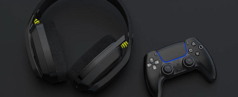 BINNUNE 2.4GHz Wireless Gaming Headset with Mic for PS5 PS4 PC Mac Playstation Bluetooth Gaming Headset with Microphone