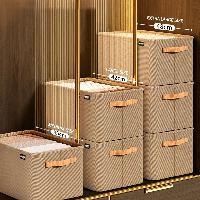 Wardrobe Organizer Box for Storage in The Closet Underwear Drawers Storage Bedroom Cabinet Socks Bra Storage Pants Organizer
