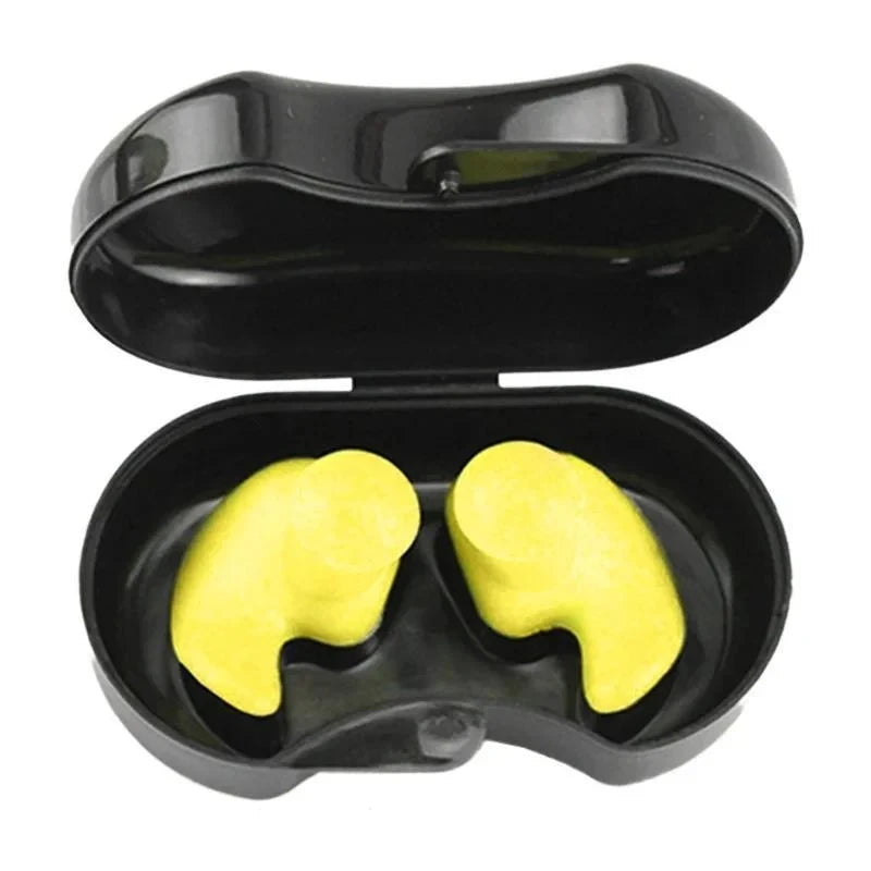 DIZETION Swimming Earplugs Waterproof Reusable Silicone Ear Plugs Diving Plugs For Water Surf Showering Bathing Accessories