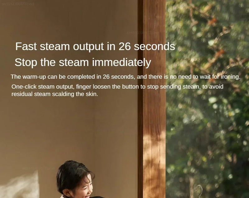 Xiaomi Mijia Garment Steamer 2 Foldable Handheld Clothes Steam Iron Portable Mite Removal Iron Steamer for Travel Home Appliance