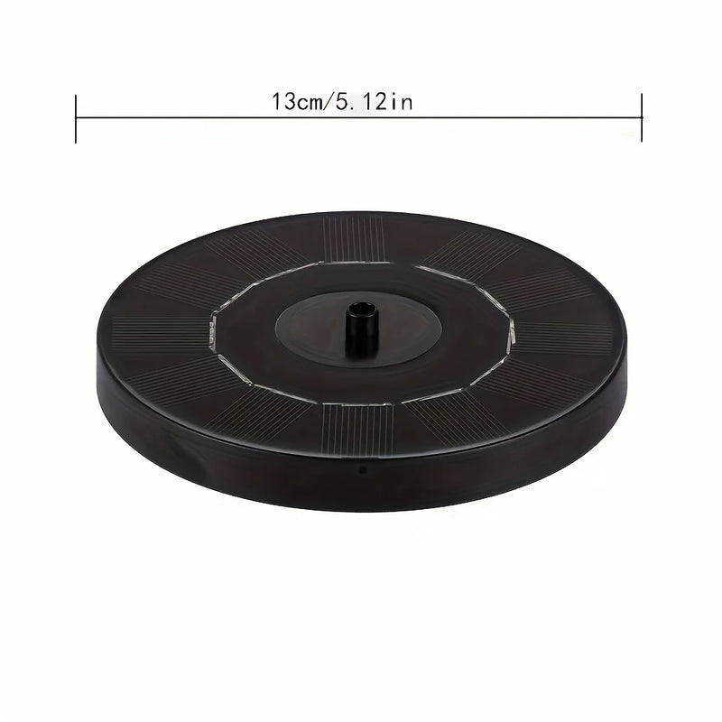 1pc Solar Fountain Outdoor Pool Solar Fountain Pump Essential In Summer Suitable For Ponds Swimming Pools Gardens