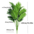 1PC Artificial Flowers Large Leaf Tree Autumn Christmas Vases for Home Wedding Decoration Office desk Decor Photography props
