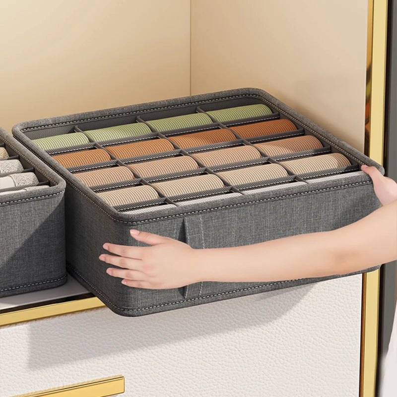 20/6/7/1 Grids Cation PP Sock Bra Pants Simplicity Organizers Of Cabinets And Drawers Home Sorting Boxes Storage Organizer Box