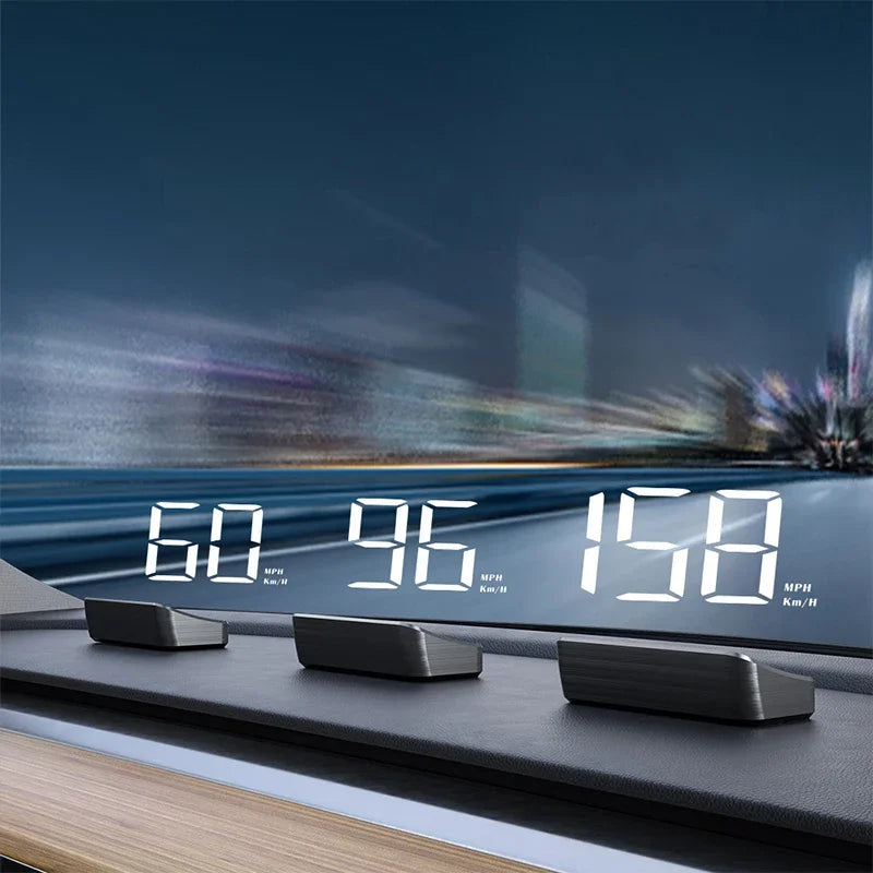 Xiaomi Car Head Up HD Electronics Accessories Display  GPS Speedometer Speed KMH Digital HUD Windshield Projector New Style