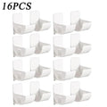Wall Mounted Organizer No Hole Storage Tray Kitchen Shelf Cling Film Trash Bag Organizer Cabinet Refrigerator Side Storage Shelf