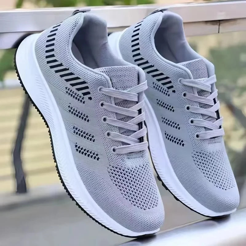 2025 Men's shoes, casual shoes, fashionable sports shoes, breathable running shoes, outdoor walking training tennis shoes ﻿