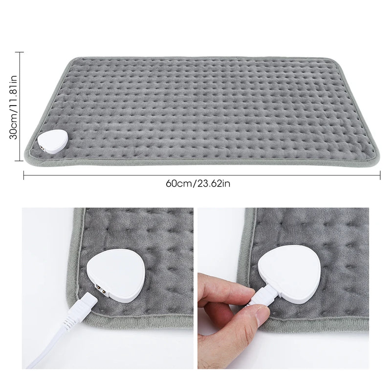 Electric Heating Blanket Skin-friendly Temperature Control Constant Heating Pads Keeping Artifact Legs Abdomen Hands Body Warmer