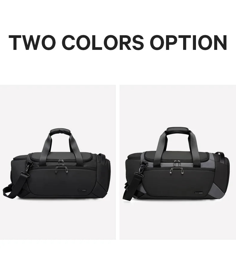 BANGE Sports Waterproof Duffel Bags With Shoe Compartment 21 Inch Gym Bag For Men With Wet and Dry Compartment Travel Bags Gym