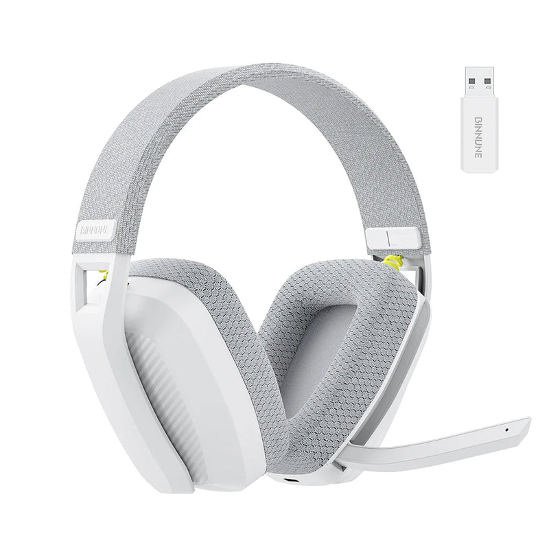 BINNUNE 2.4GHz Wireless Gaming Headset with Mic for PS5 PS4 PC Mac Playstation Bluetooth Gaming Headset with Microphone
