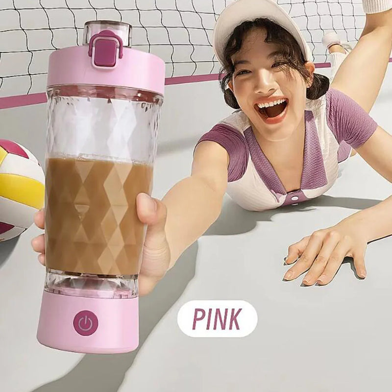 650ml Electric Protein Powder Mixing Cup Automatic Shaker Bottle Mixer Shake Bottle Milk Coffee Blender Kettle fro Gym outdoor