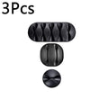 10/1Pcs Self-adhesive Cable Clips Silicone USB Cable Holder Organizer Wire Cord Management Clips for Home Office Desktop Tidy
