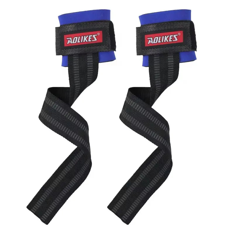 AOLIKES Weightlifting Wrist Straps Strength Training Adjustable Non-slip Gym Fitness Lifting Strap Wrist Support Grip Band