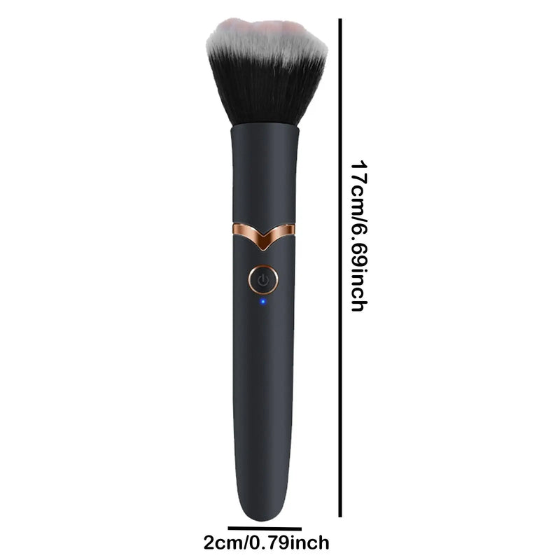 Electric Cosmetic Brush Foundation Blush Loose Powder Brush Beauty Tools Washable Vibration Rechargeable Makeup Brush Tools