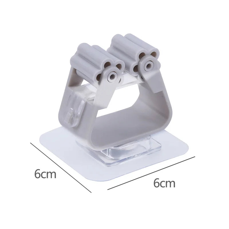 1-10PCS Adhesive Multi-Purpose Hooks Wall Mounted Mop Organizer Holder RackBrush Broom Hanger Hook Kitchen Bathroom Strong Hooks