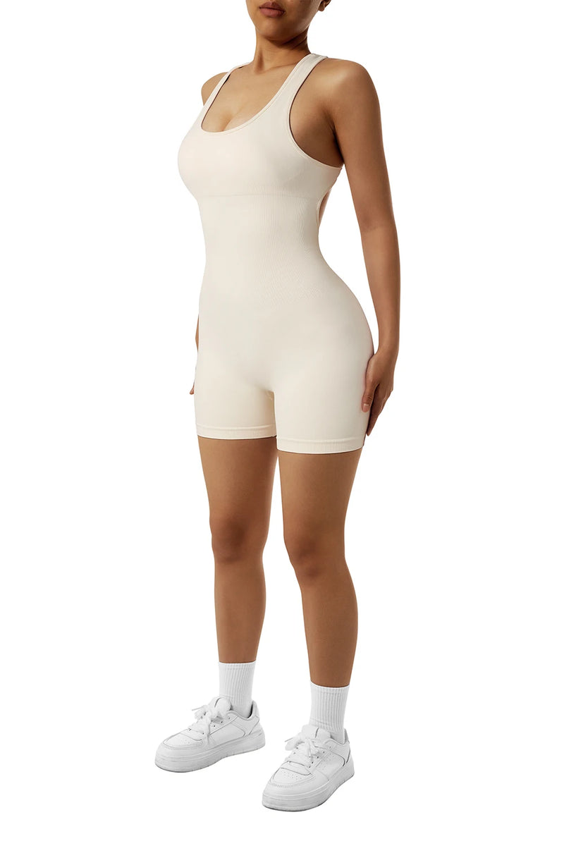 2024 Jumpsuits Women Yoga Shorts Female Sleeveless Sport Romper Bodysuits Summer Yoga Playsuits Skinny Gym Fitness Outfits