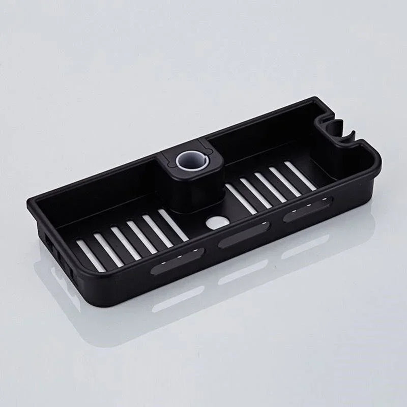 Bathroom Shower Storage Rack Organizer No Drilling Lifting Rod Shower Head Holder Shower Gel Shampoo Tray Holder Pole Shelves