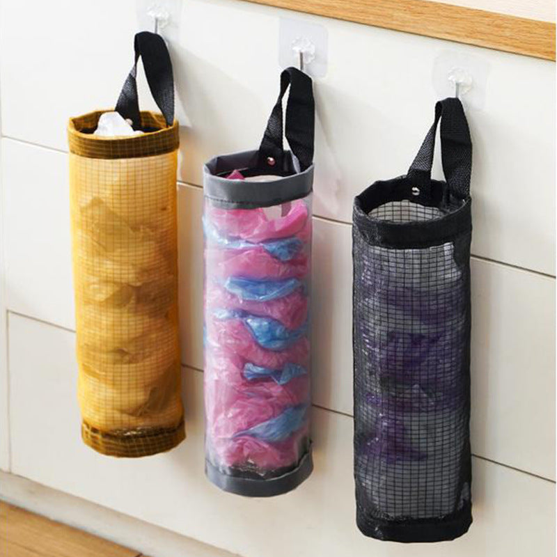 1-5 PCS Garbage Bag Storage Kitchen Garbage Organizer Plastic Bag Holder Organizing Hanging Garbage Collection Storage Bag