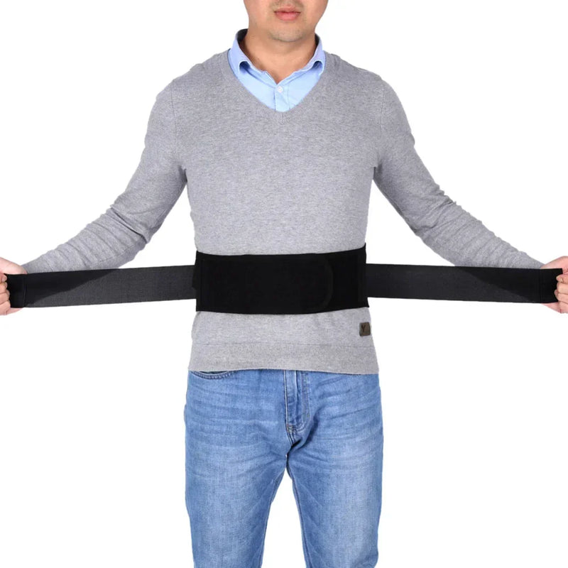 Adjustable Tourmaline Self Heating Magnetic Therapy Back Waist Support Belt Lumbar Brace Massage Band Health Care