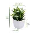Artificial Plant Tree Window Sill Office Table Desktop Decoration Plastic Garden Fake Plant Potted Home Decor Potted Ornaments