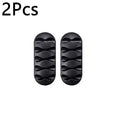 10/1Pcs Self-adhesive Cable Clips Silicone USB Cable Holder Organizer Wire Cord Management Clips for Home Office Desktop Tidy