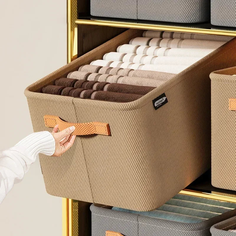 Wardrobe Organizer Box for Storage in The Closet Underwear Drawers Storage Bedroom Cabinet Socks Bra Storage Pants Organizer