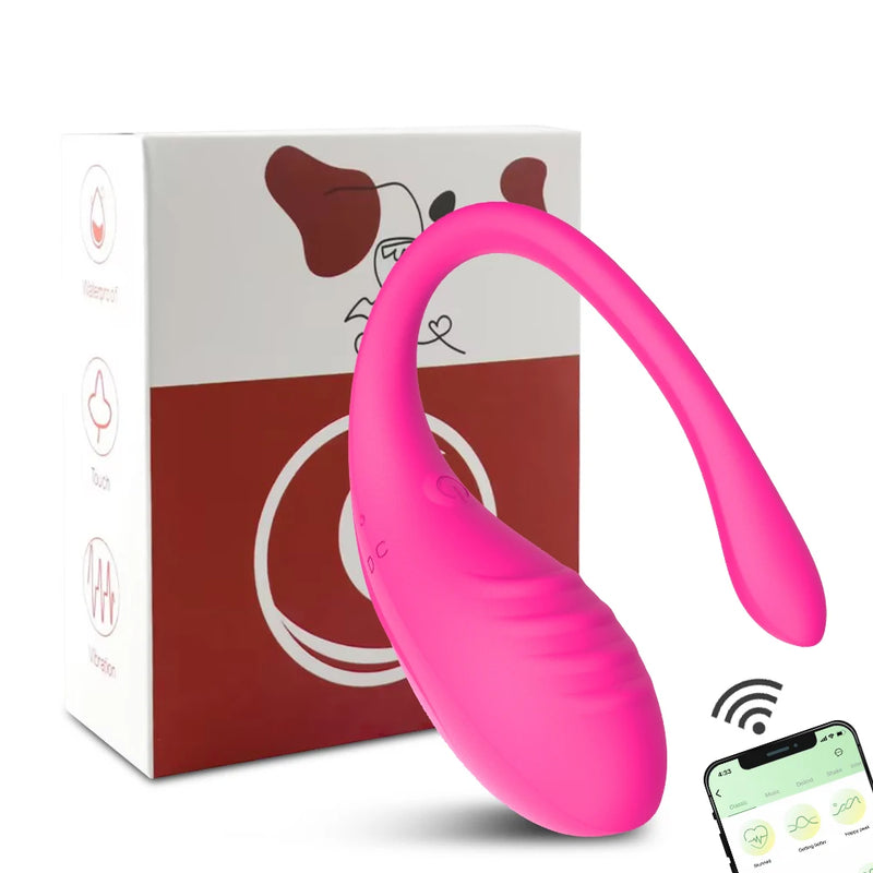 APP Controlled Vaginal Vibrators G Spot 9 Speed Anal Vibrating Egg Massager Wearable Stimulator Adult Sex Toys for Women Couples