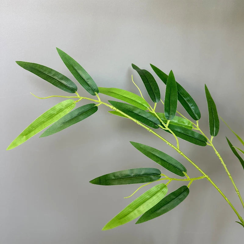 Artificial Green Bamboo PU+PVC Non-fading Light Luxury Demolition Bamboo Indoor and Outdoor Courtyard Decoration 1.2M To 2.4M