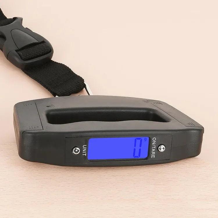 50kg/10g Travel Luggage Scale Portable Handheld Electronic Scale with Hook Gram Scale Express Delivery Fishing Handheld Scale