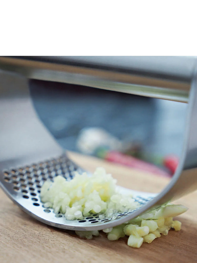 WORTHBUY New Upgraded Stainless Steel Garlic Press Manual Garlic Chopped Ginger Garlic Cutting Mince Tools Kitchen Accessories