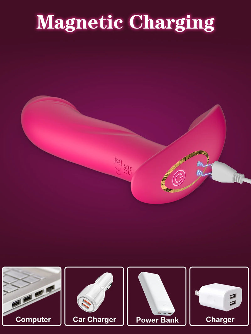 APP Control Wearable Dildo Vibrator for Women Clitoris Stimulator G-Spot Massager Female Anal Butt Plug Vibrating Adult Sex Toys