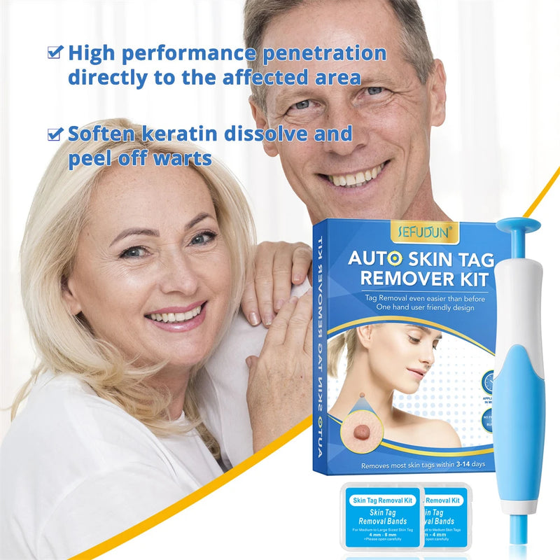 2 IN 1 Auto Micro Skin Tag Remover Device Standard And Micro Skin Tag Removal Kit Adult Mole Wart Remover Face Care Beauty Tools
