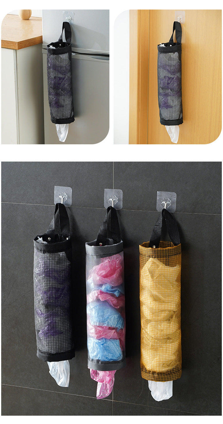 1-5 PCS Garbage Bag Storage Kitchen Garbage Organizer Plastic Bag Holder Organizing Hanging Garbage Collection Storage Bag