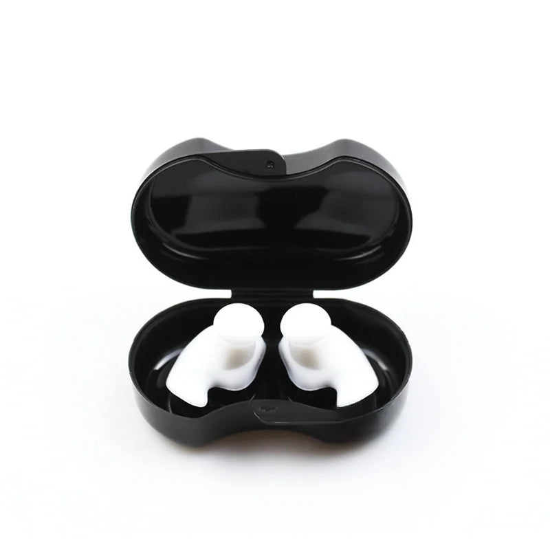 DIZETION Swimming Earplugs Waterproof Reusable Silicone Ear Plugs Diving Plugs For Water Surf Showering Bathing Accessories