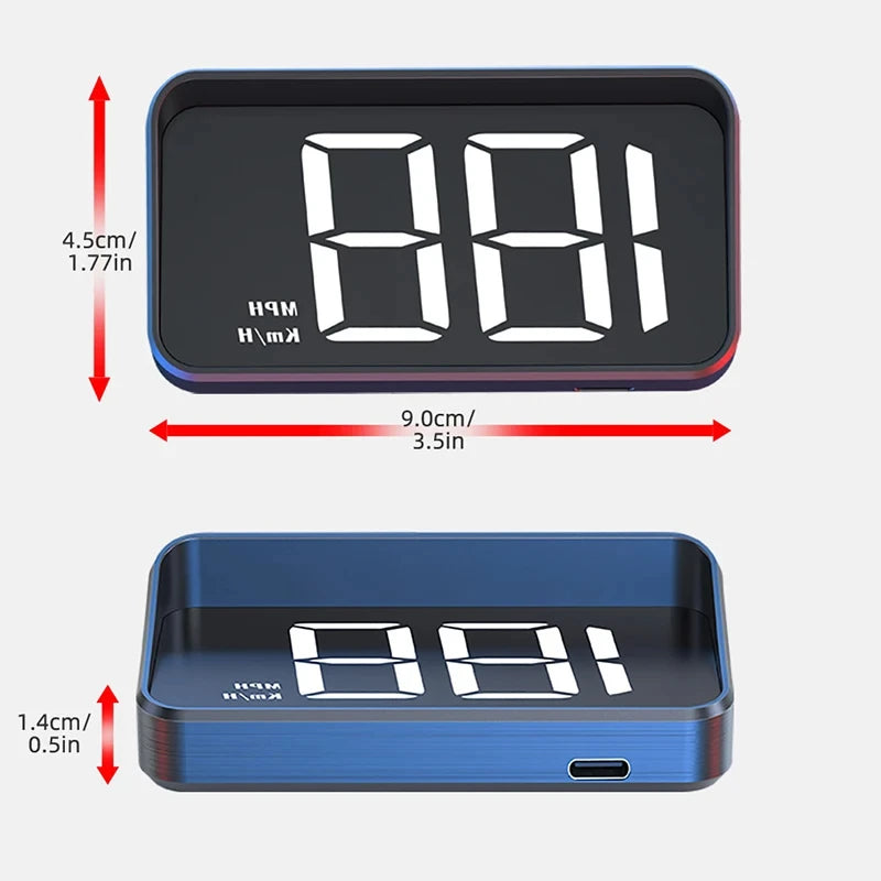 Xiaomi Car Head Up HD Electronics Accessories Display  GPS Speedometer Speed KMH Digital HUD Windshield Projector New Style