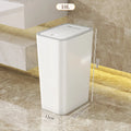 10L Smart Trash Can With One Button Pop Up Lid High Looking Anti Odor Lidded High End Slit Paper Basket For Home Toilets