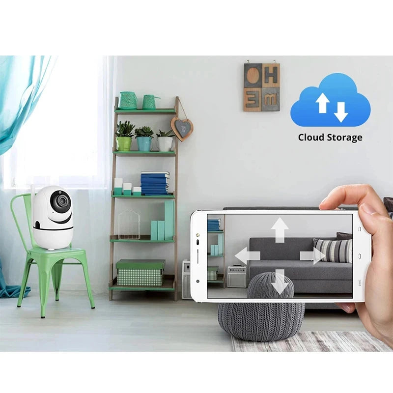 IP Camera YCC365 Plus Smart Home 1620P HD Security camera Auto Tracking Network Wireless Surveillance Night Vision WiFi Camera